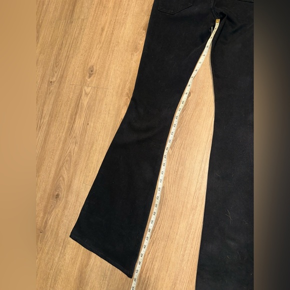 FRAME Le Forever Karlie Flare High-rise Jeans In Black size 25 - Picture 12 of 12